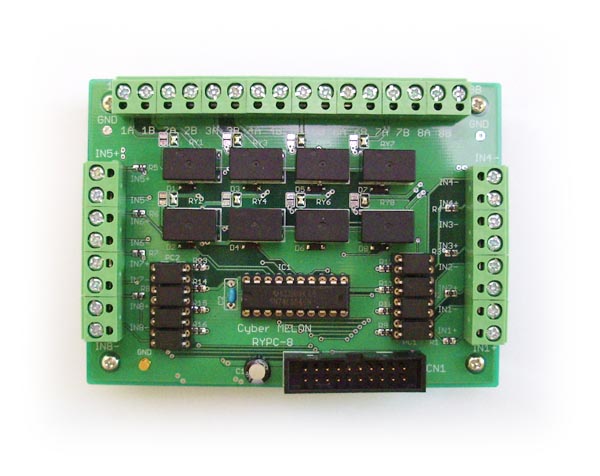 リレー フォトカプラ絶縁入出力ボード Rypc 8 絶縁入出力ボード