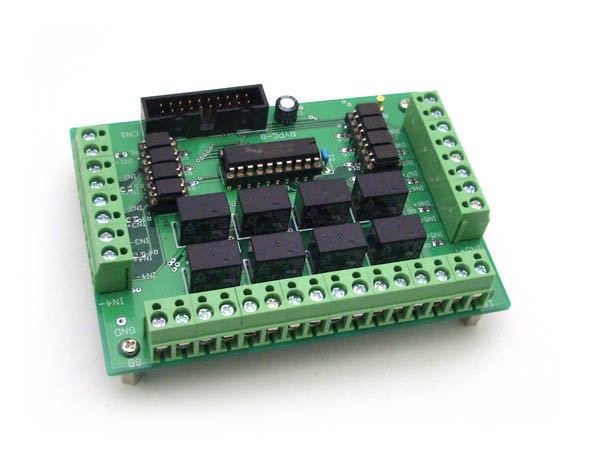 リレー フォトカプラ絶縁入出力ボード Rypc 8 絶縁入出力ボード